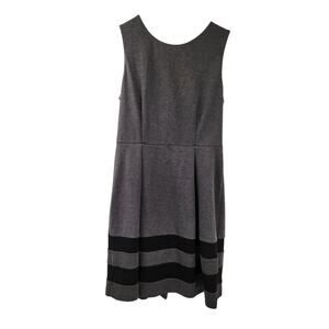 Calvin Klein Gray Sleeveless Dress Womens Petite 8 P